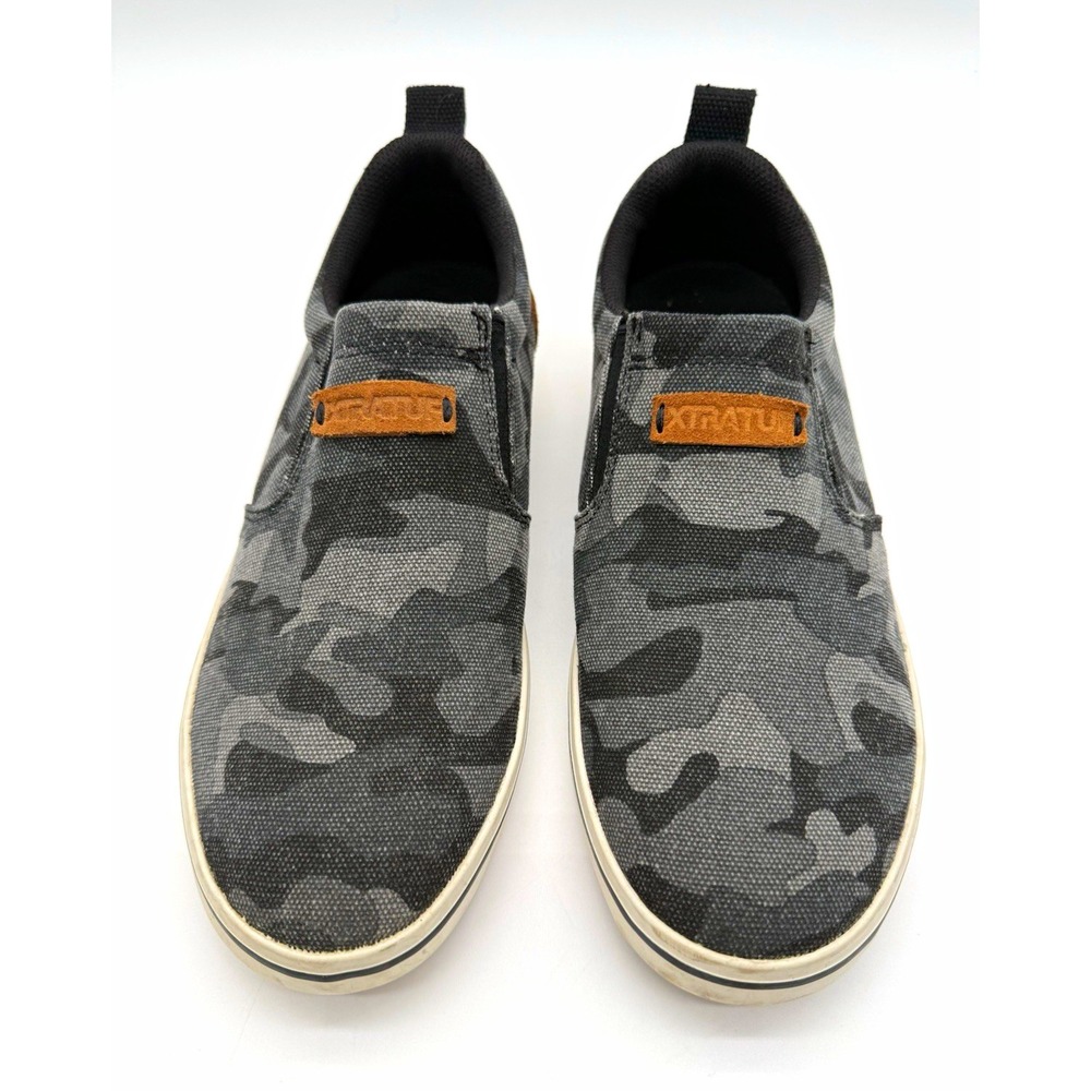 XTRATUF 110020 HDZ Canvas Camo Slip On Casual Shoes Men's US 9 EU 40